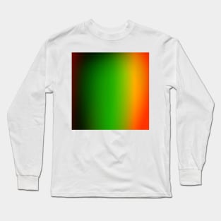 red blue green yellow texture design Long Sleeve T-Shirt